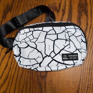 WOLpack Black and White unisex Crossbody Bag